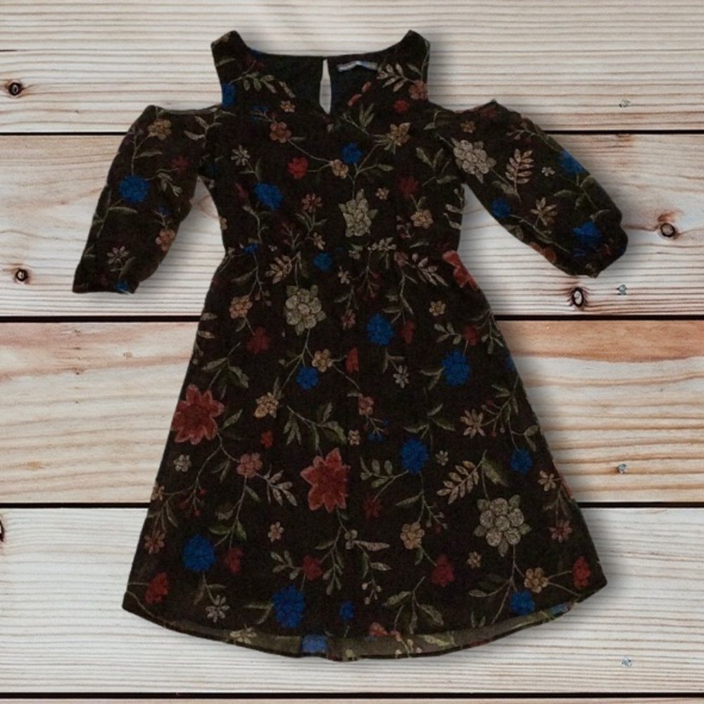 Signature Collection Spring Floral 2/3 Sleeve Length Dress